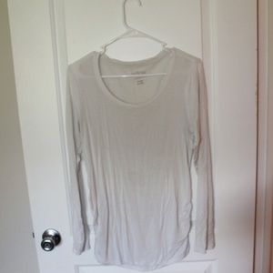 Maternity White Long Sleeve